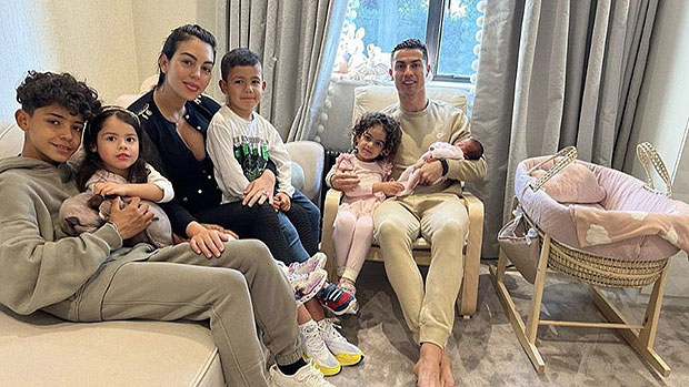 Cristiano Ronaldo Shares 1st Photo Of New Baby Daughter &