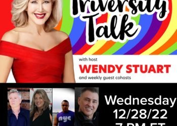 Wendy Stuart Presents TriVersity Talk! Wednesday, December 28th, 2022 7 PM ET With Guests Steven Skeels, Rasheeda Azar, David James Boyd and Randy Bettis
